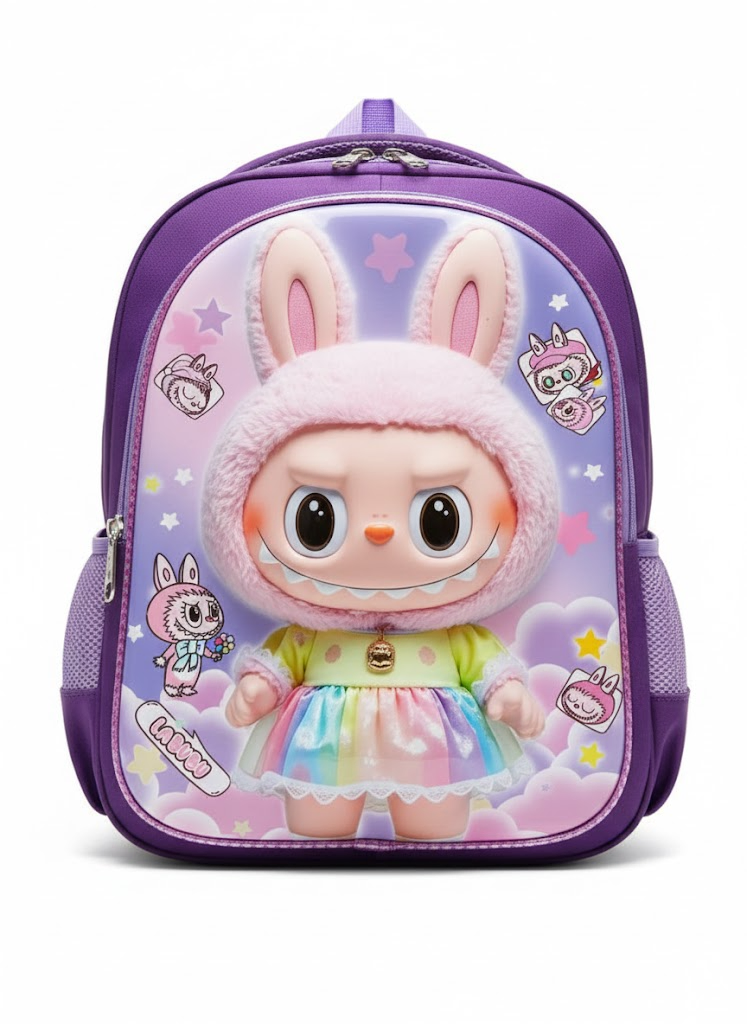 Kids 3D Cartoon School Backpack – Lightweight, Waterproof & Fun Design (Small Size)